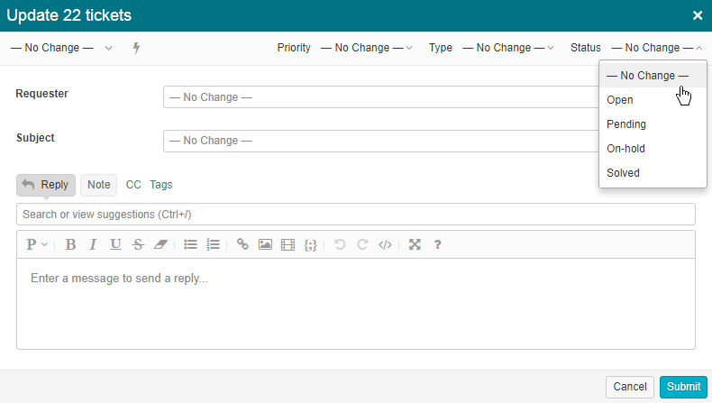 Bulk Actions