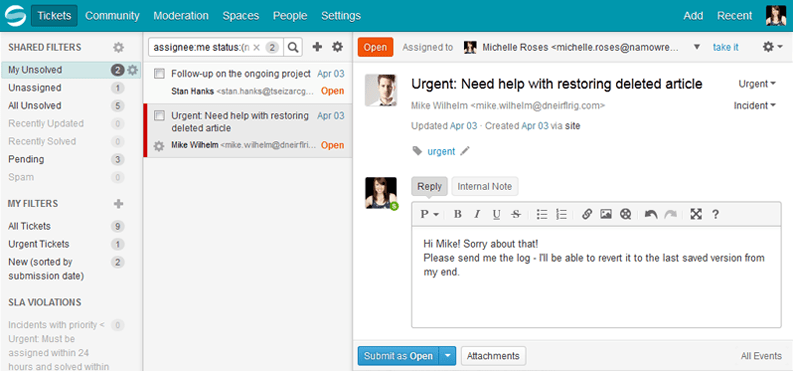 Rethink Customer Interaction with a Ticketing System